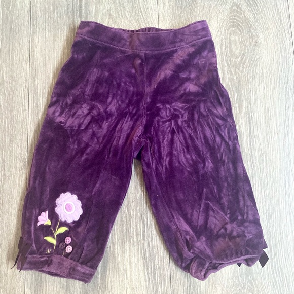 🍂6-12 Months /9MONTH GIRLS PANTS BUNDLE! LEGGINGS/SWEATPANTS/JEGGINGS/TEE JUICY - Picture 10 of 12